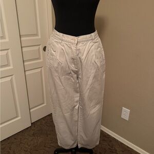 Ann Taylor Loft Cream Petite Pants size 8 petite
